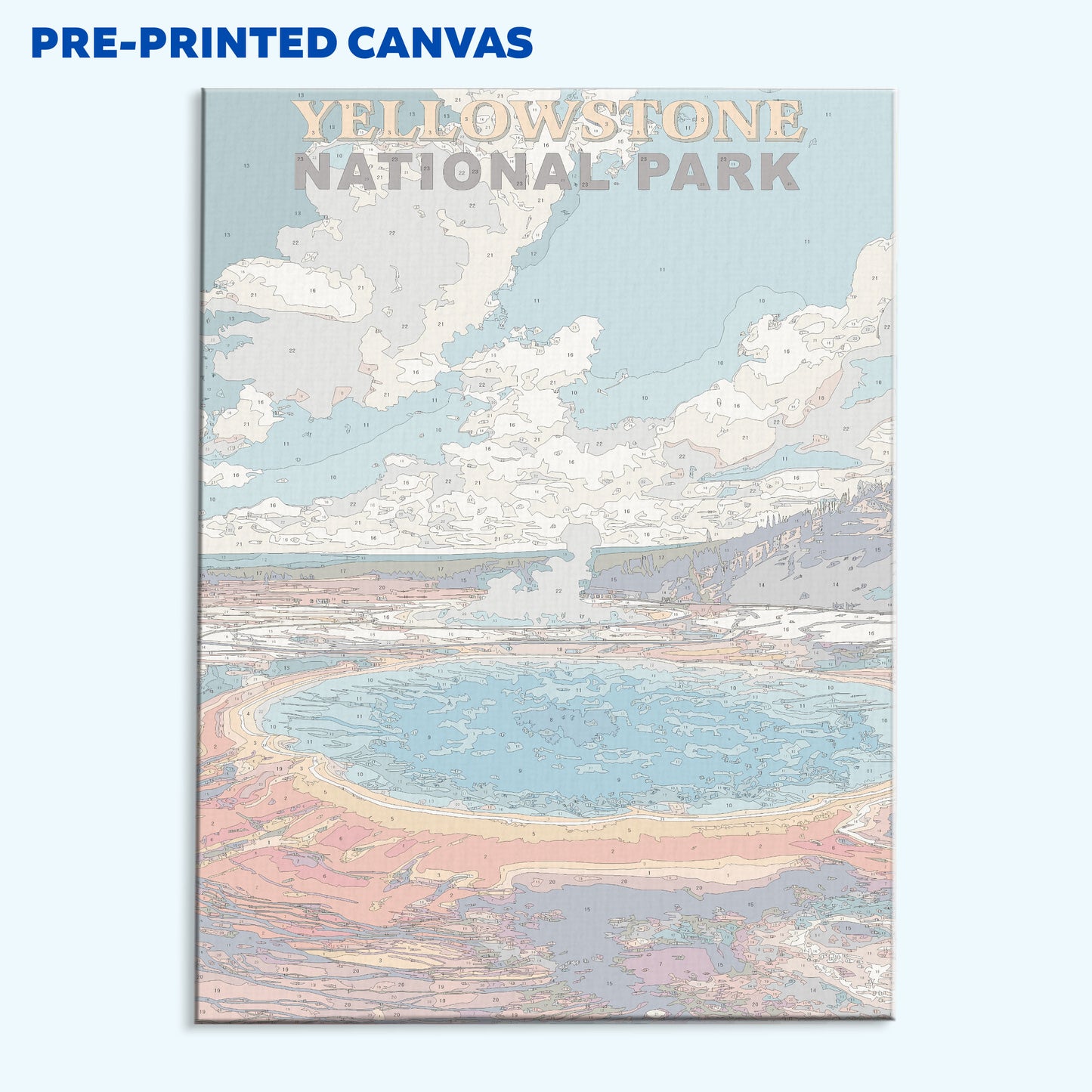Yellowstone National Park Vintage | Paint by Numbers Kit