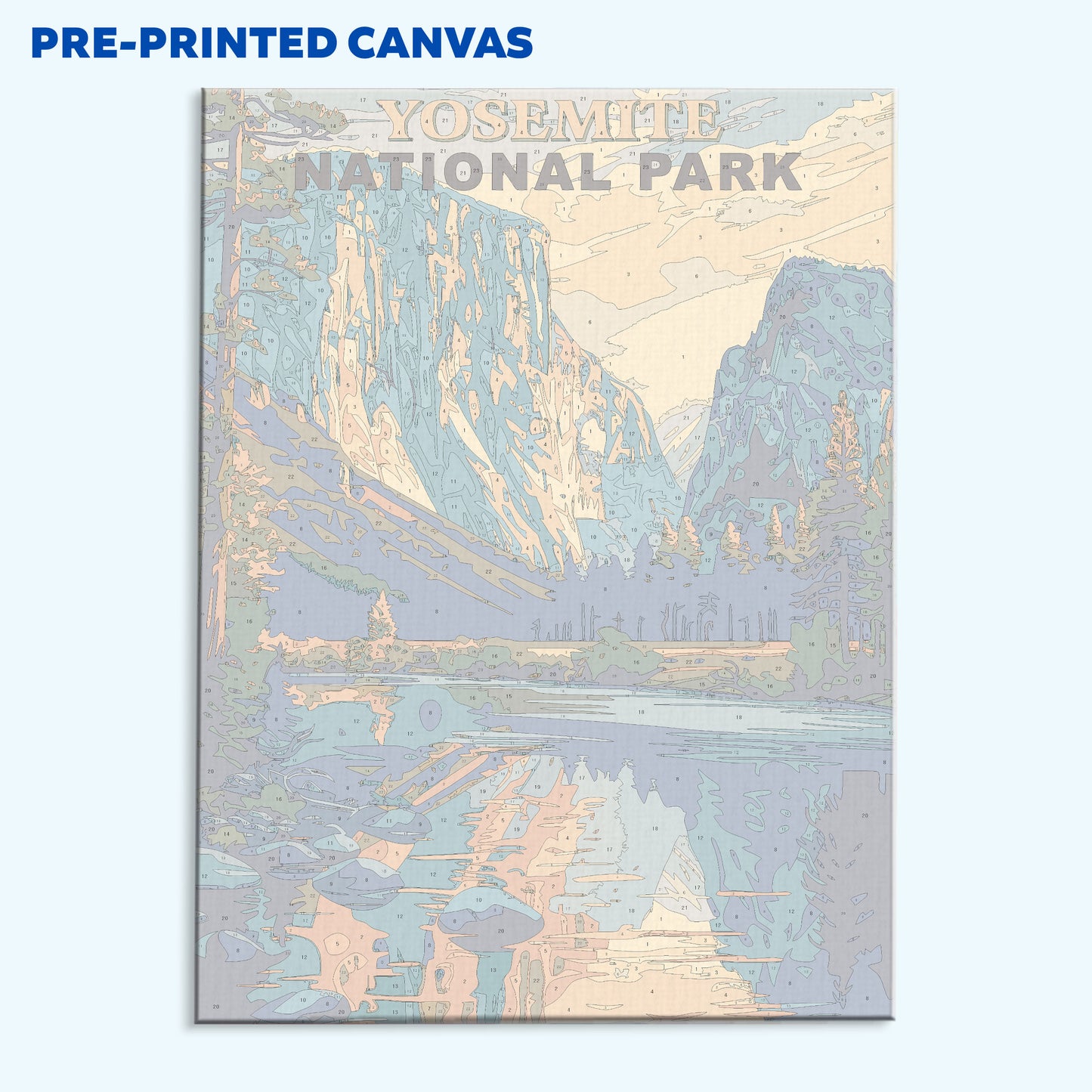 Yosemite National Park Vintage | Paint by Numbers Kit