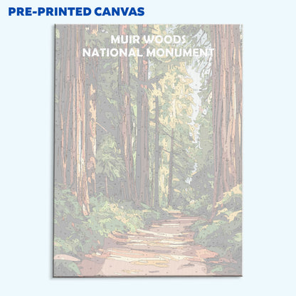 Muir Woods National Monument | Paint by Numbers Kit