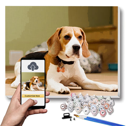 Custom Pet Paint by Numbers Kit