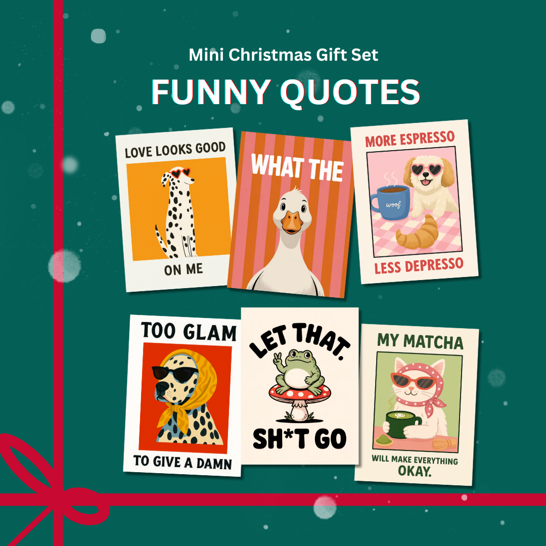 Funny Quotes - Mini Christmas Gift Set