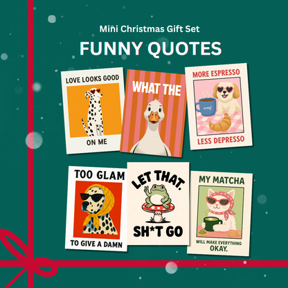 Funny Quotes - Mini Christmas Gift Set