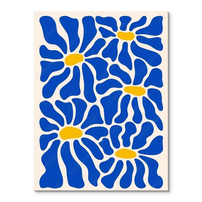 Cobalt Daisies