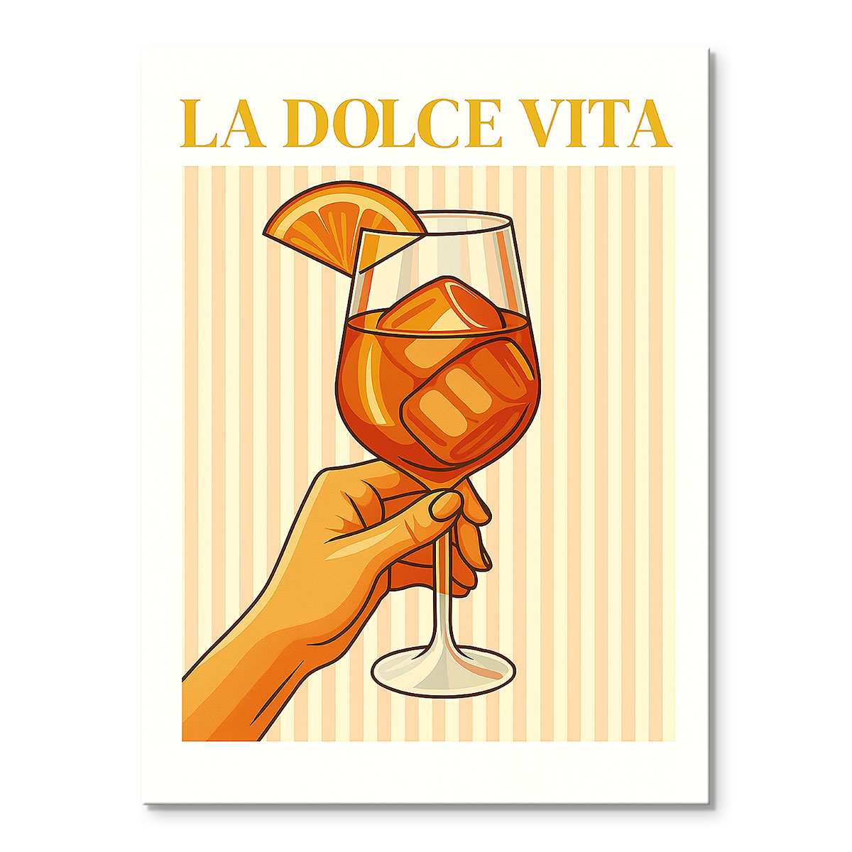 La Dolce Vita, Spritz | Mini Paint by Numbers Kit