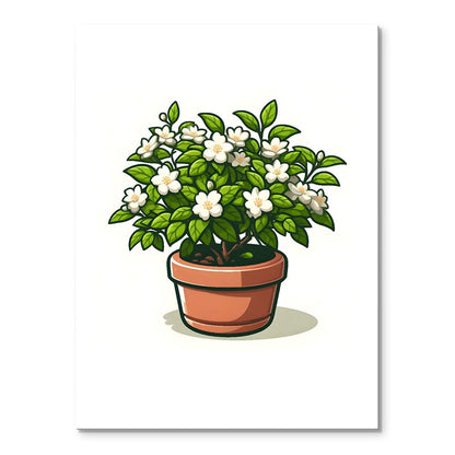 Little Jasmine Pot | Mini Paint by Numbers Kit
