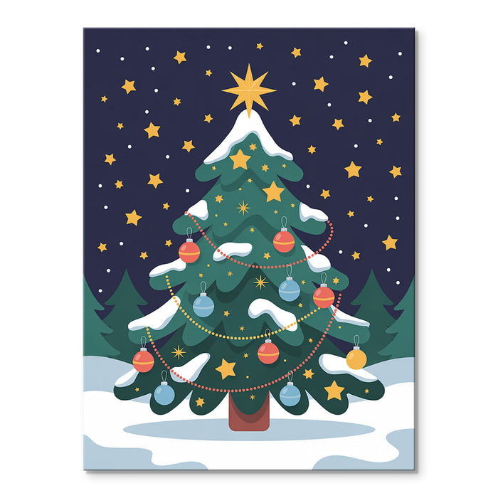 Starry Night Christmas Tree