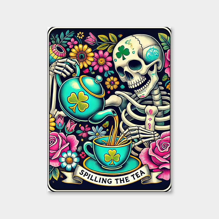 Spilling The Tea - Tarotkarte Diamantmalerei
