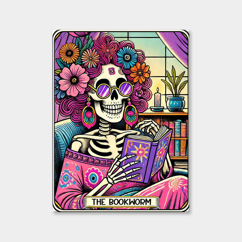 The Book Worm - Tarot Card Diamond Painting