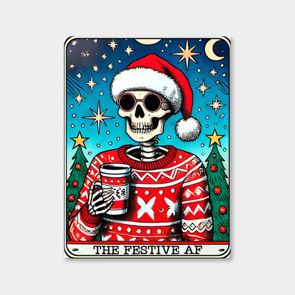 The Festive AF - Tarot Card Diamond Painting