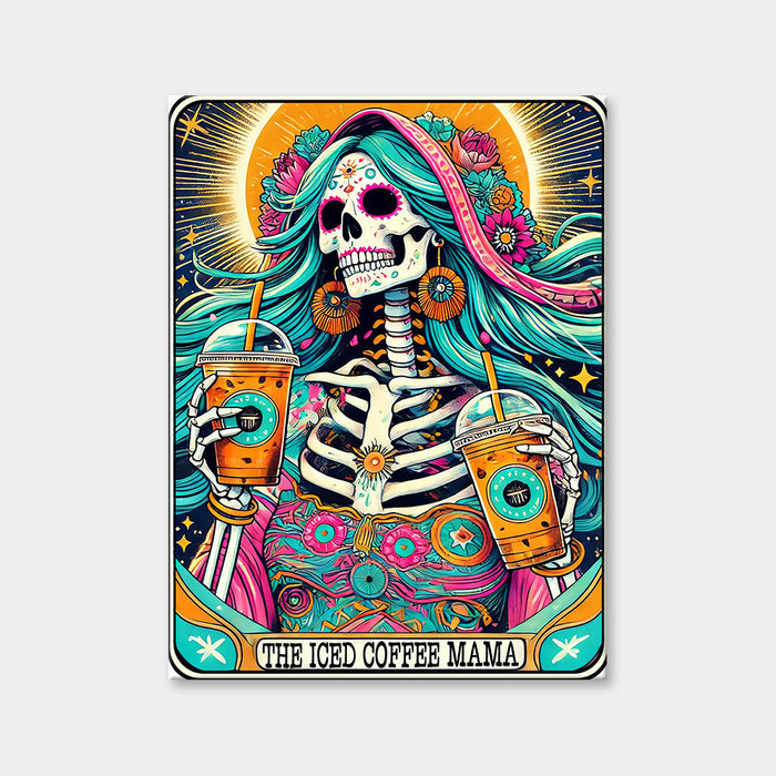 Die Eiskaffee-Mama – Tarotkarten-Diamantmalerei