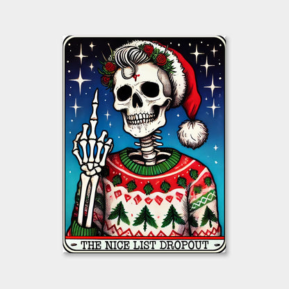 The Nice List Dropout - Tarot Card Diamond Painting