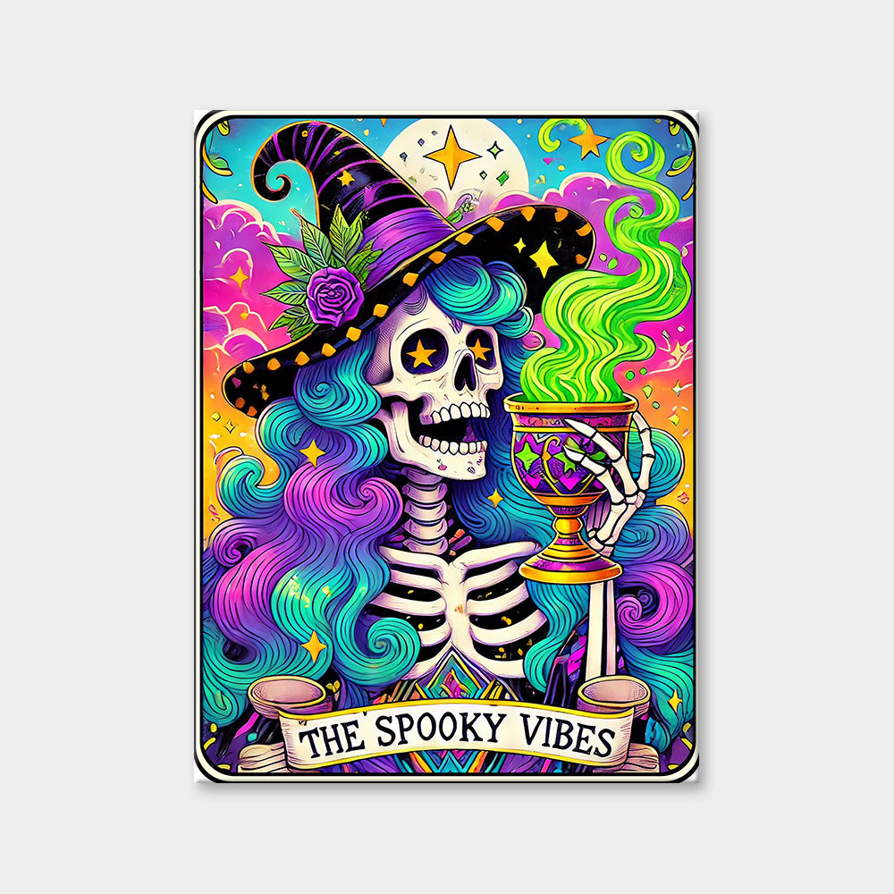 The Spooky Vibes - Tarot Card Diamond Painting