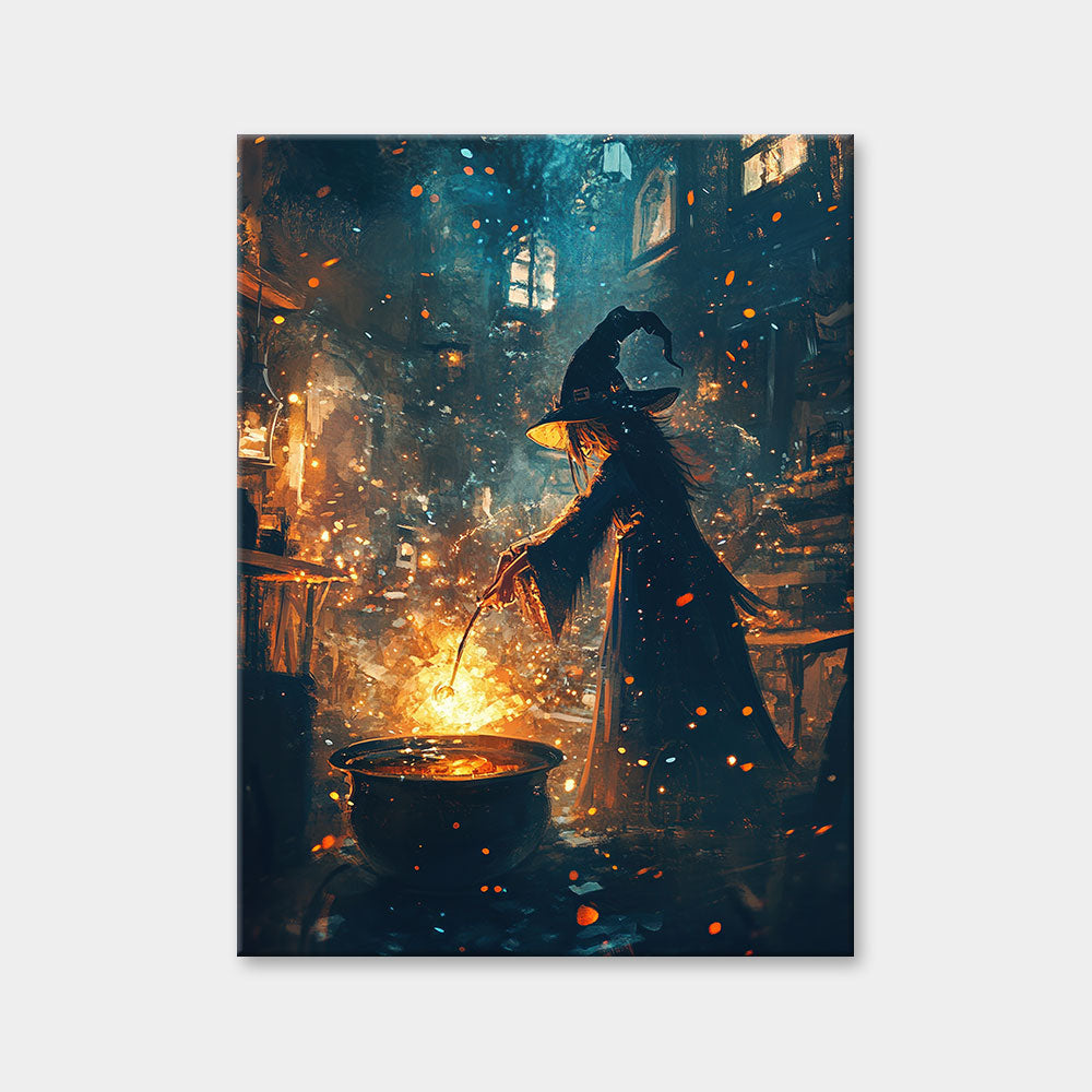 Spellcasting Witch Diamond Painting