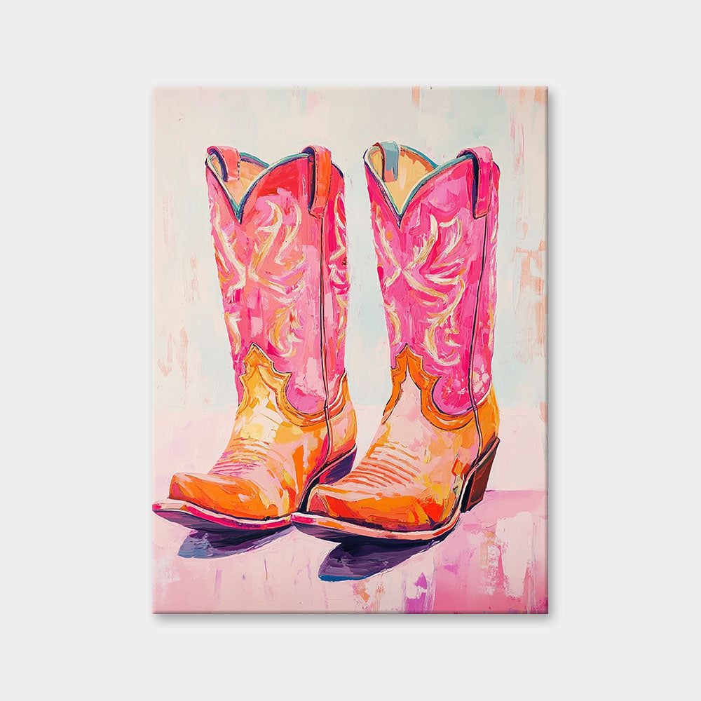 Western Boots Diamond Painting