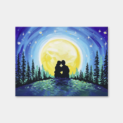The Moon’s Embrace | Diamond Painting