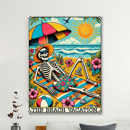 The Beach Vacation - Tarot Card Diamond Painting