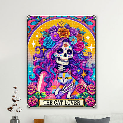 The Cat Lover - Tarot Card Diamond Painting