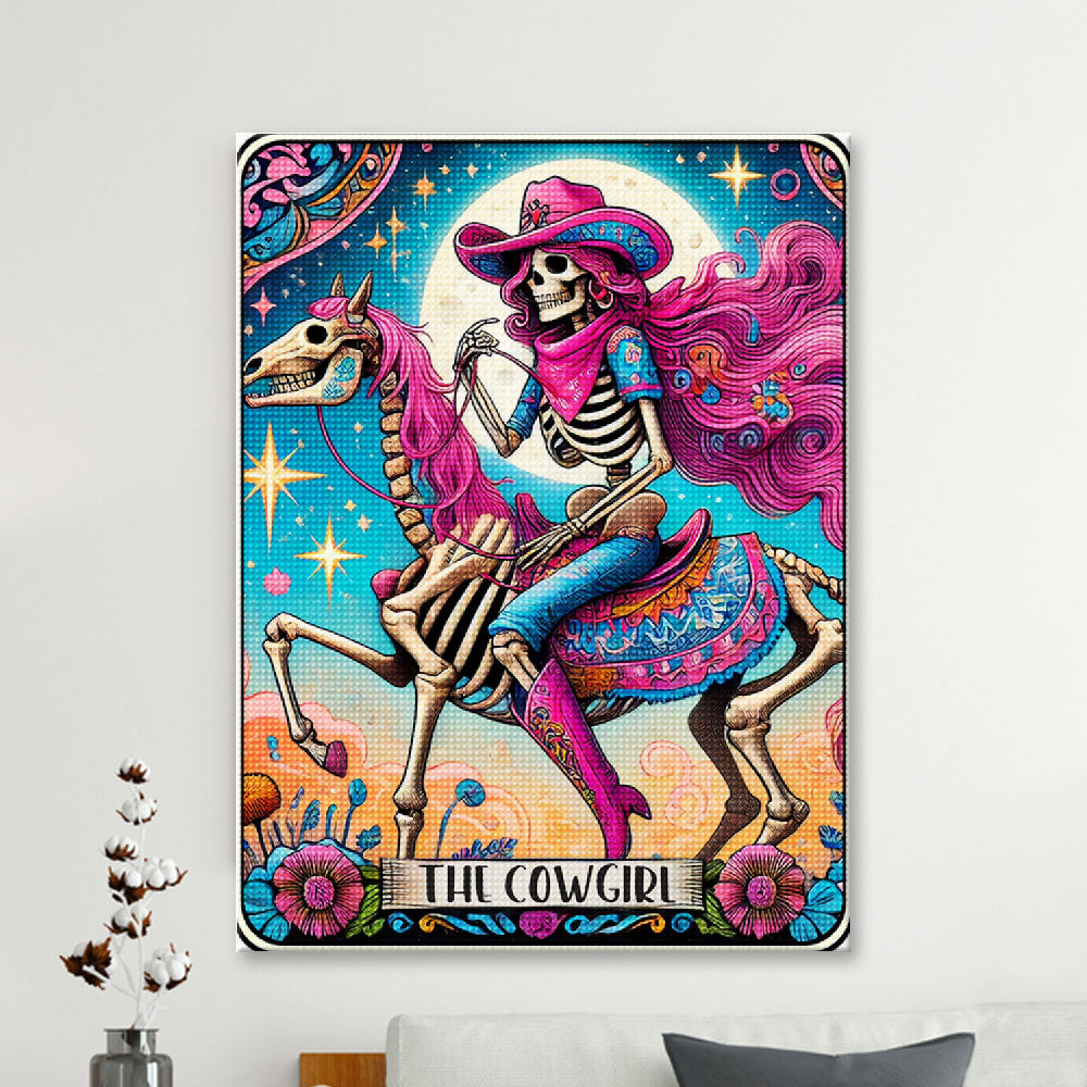 The Cow Girl - Tarot Card Diamond Painting