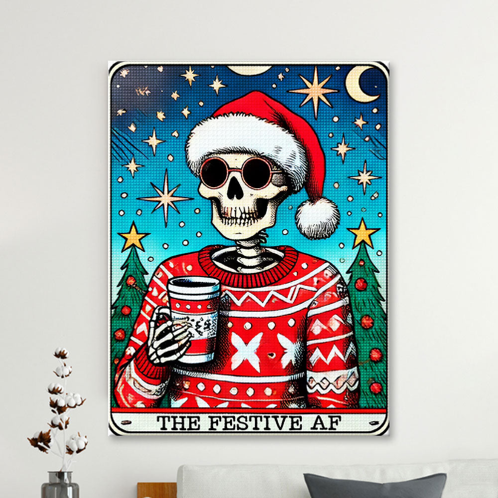 The Festive AF - Tarot Card Diamond Painting