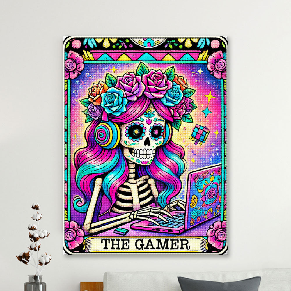 The Gamer - Tarot Card Diamond Painting