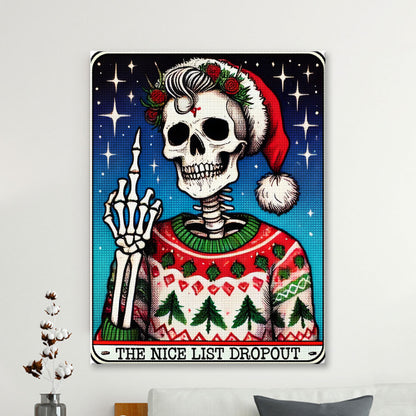 The Nice List Dropout - Tarot Card Diamond Painting