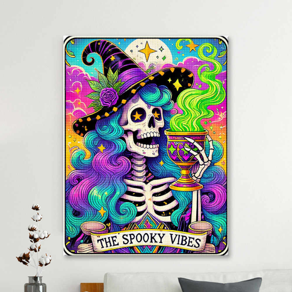 The Spooky Vibes - Tarot Card Diamond Painting