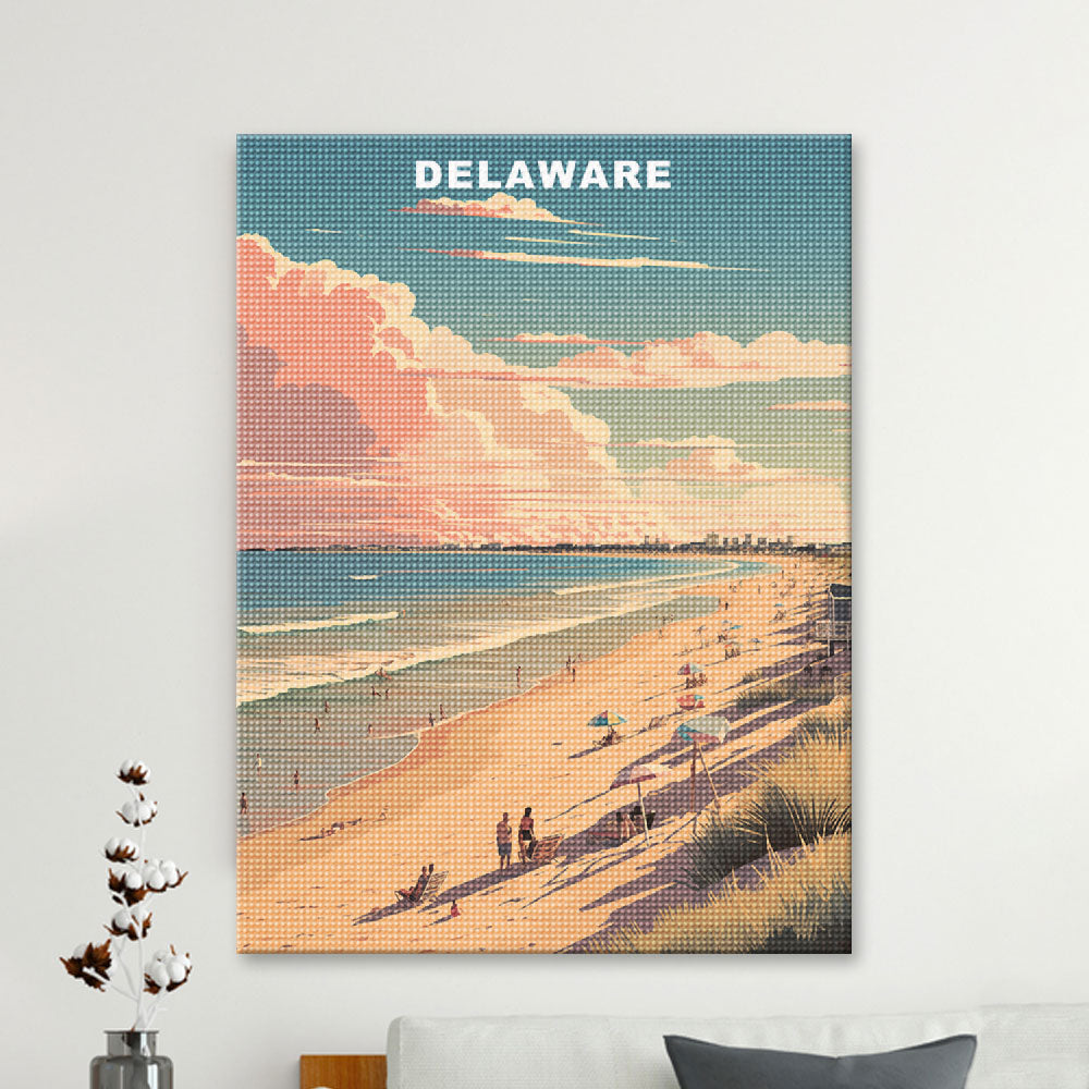 Delaware U.S. State Diamond Painting