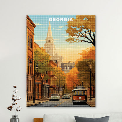 Georgia U.S. State Diamond Painting