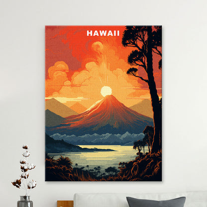 Hawaii U.S. State Diamond Painting