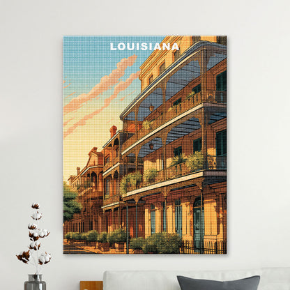 Louisiana U.S. State Diamond Painting