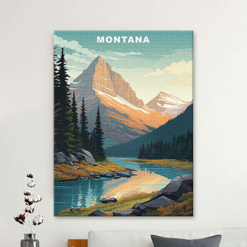 Montana U.S. State Diamond Painting