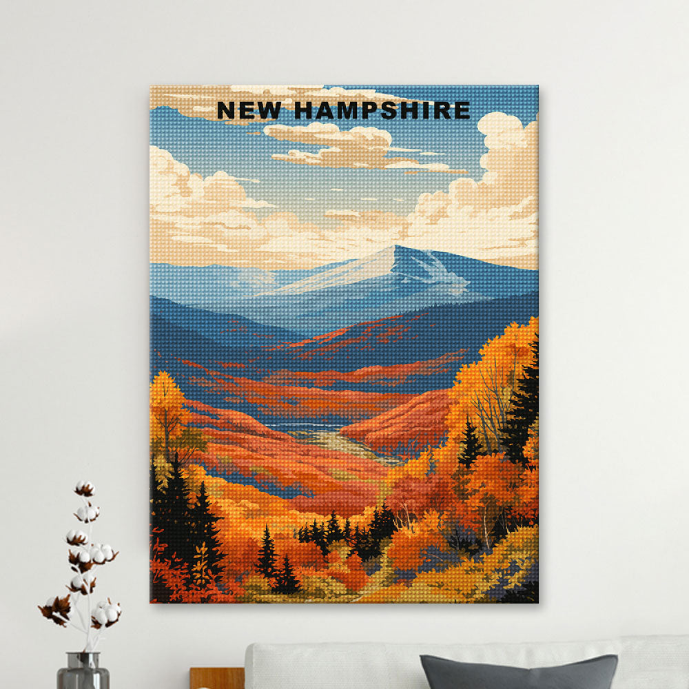 New Hampshire U.S. State Diamond Painting