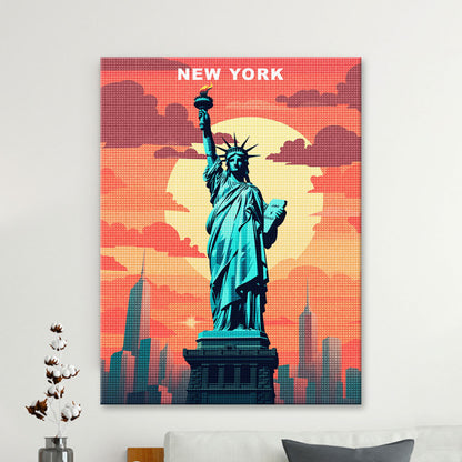 New York U.S. State Diamond Painting