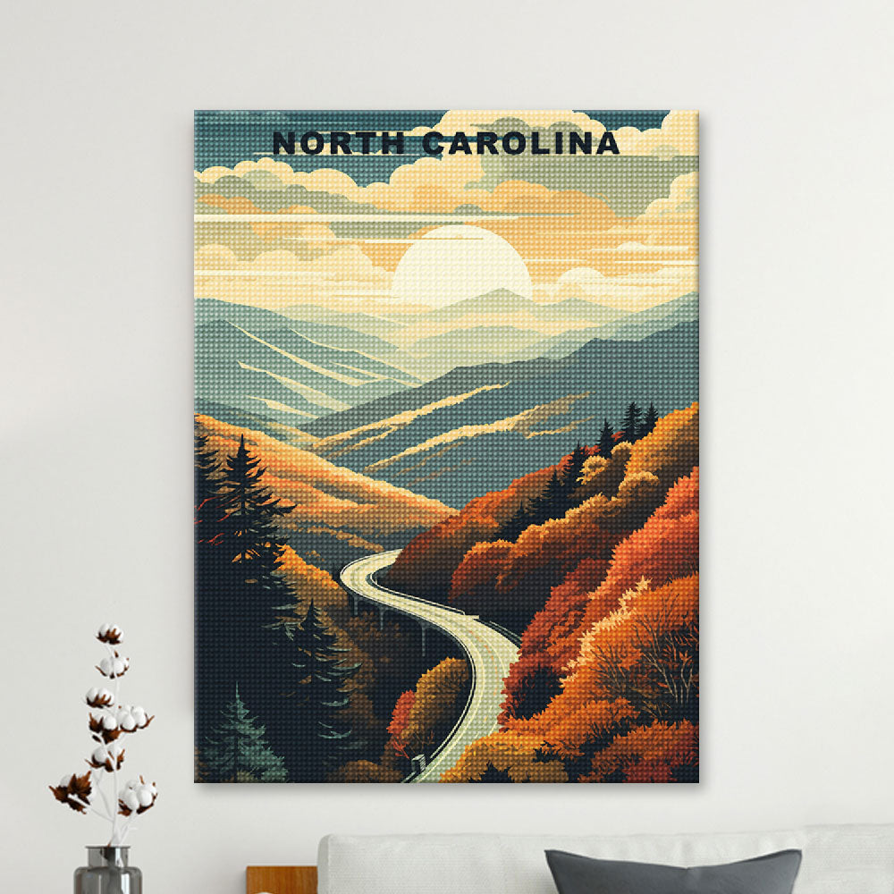 North Carolina U.S. State Diamond Painting