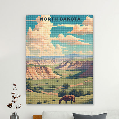 North Dakota U.S. State Diamond Painting