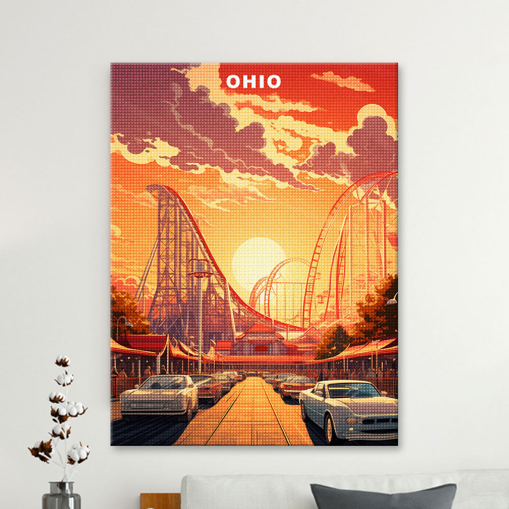 Ohio U.S. State Diamond Painting