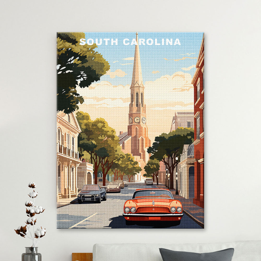 South Carolina U.S. State Diamond Painting