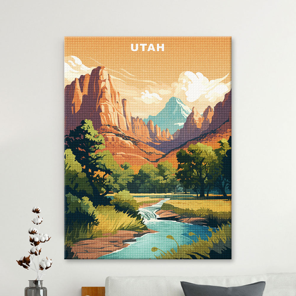 Utah U.S. State Diamond Painting
