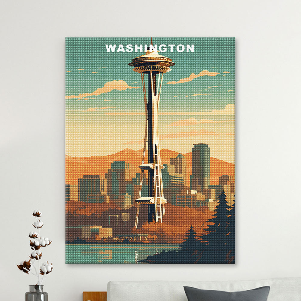 Washington U.S. State Diamond Painting