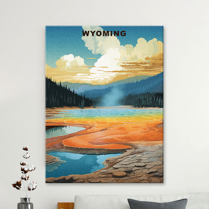 Wyoming U.S. State Diamond Painting