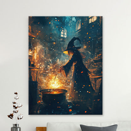 Spellcasting Witch Diamond Painting