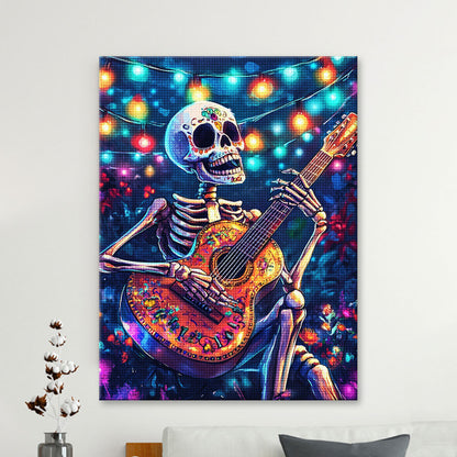 Musical Skeleton Diamond Painting