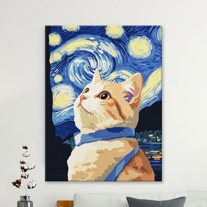 Starry Paws | Diamond Painting