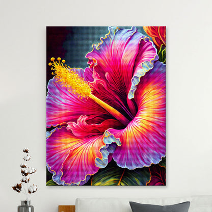 Aurora Hibiscus | Diamond Painting
