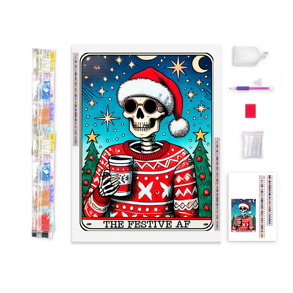 The Festive AF - Tarot Card Diamond Painting