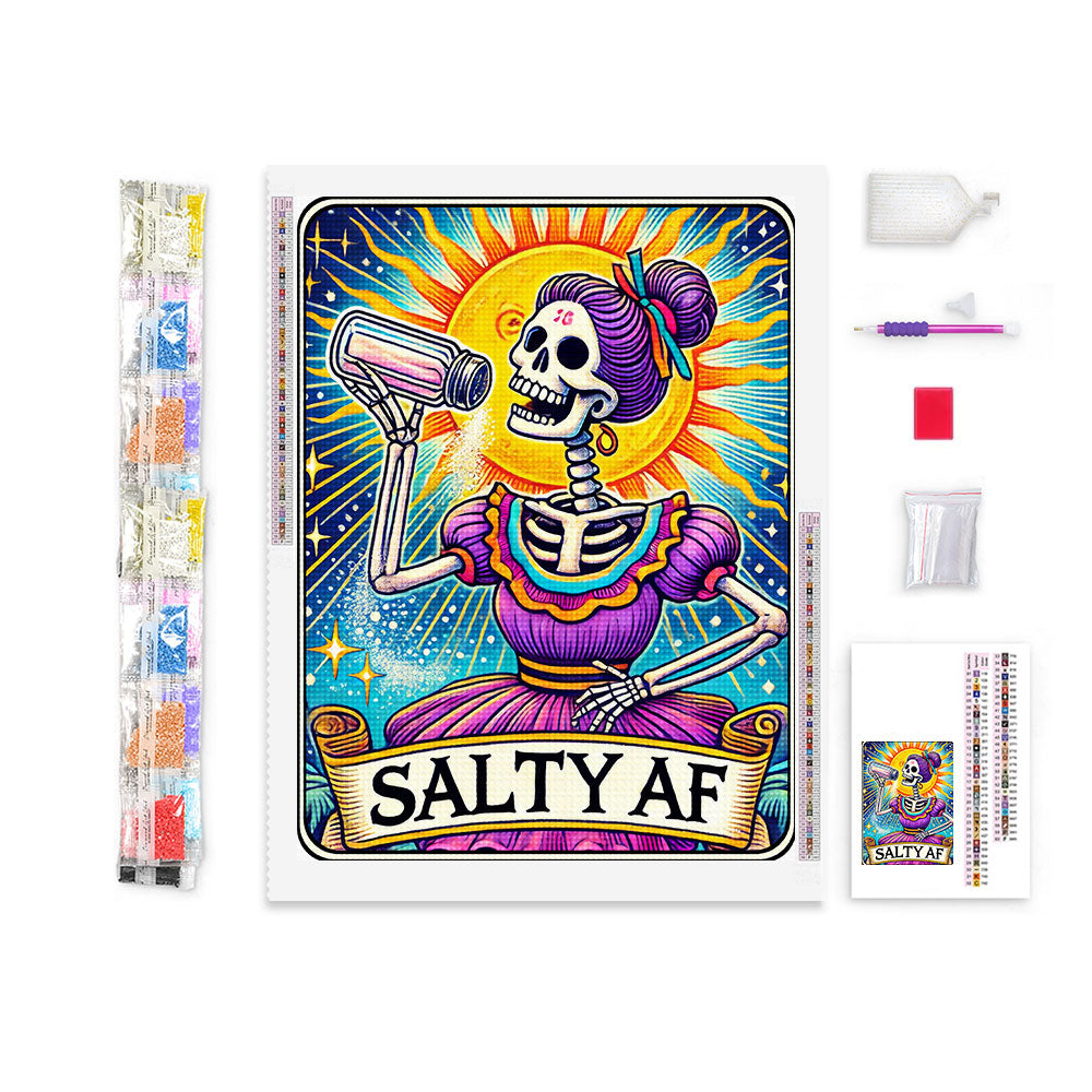 The Salty AF - Tarot Card Diamond Painting