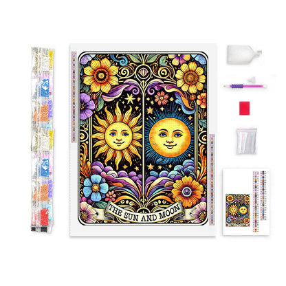 The Sun And Moon - Tarot Card Diamond Painting