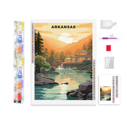 Arkansas U.S. State Diamond Painting