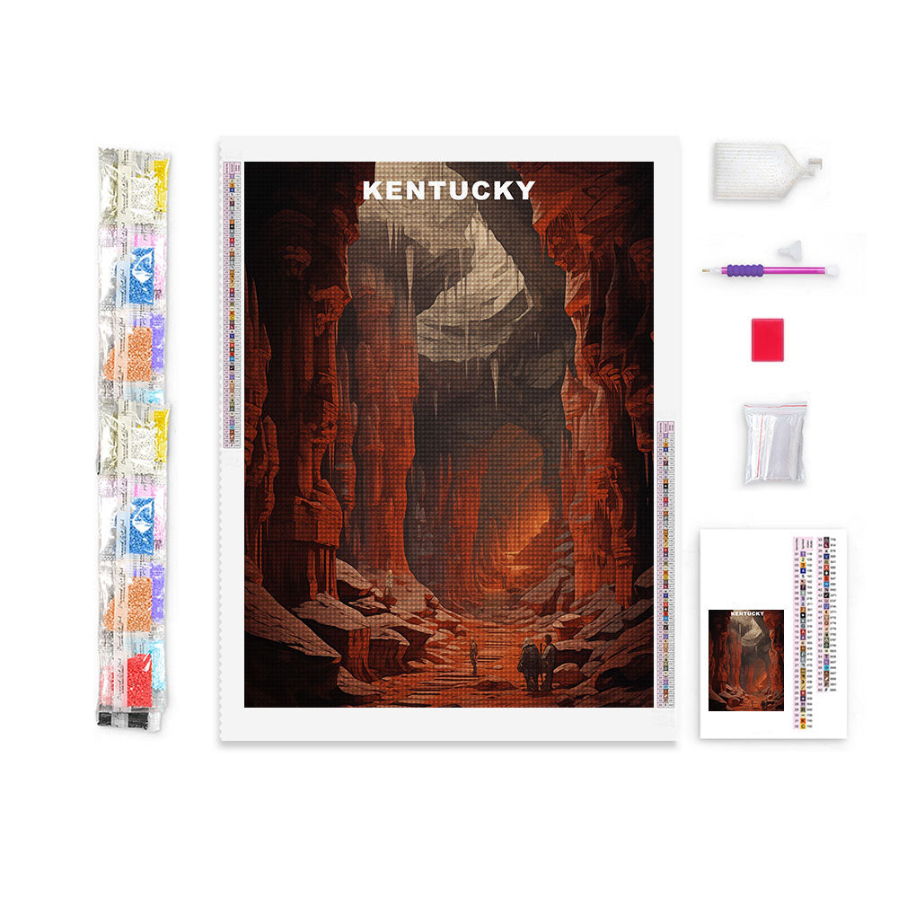 Kentucky U.S. State Diamond Painting