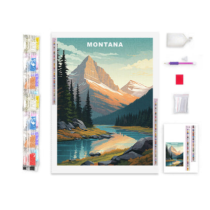 Montana U.S. State Diamond Painting